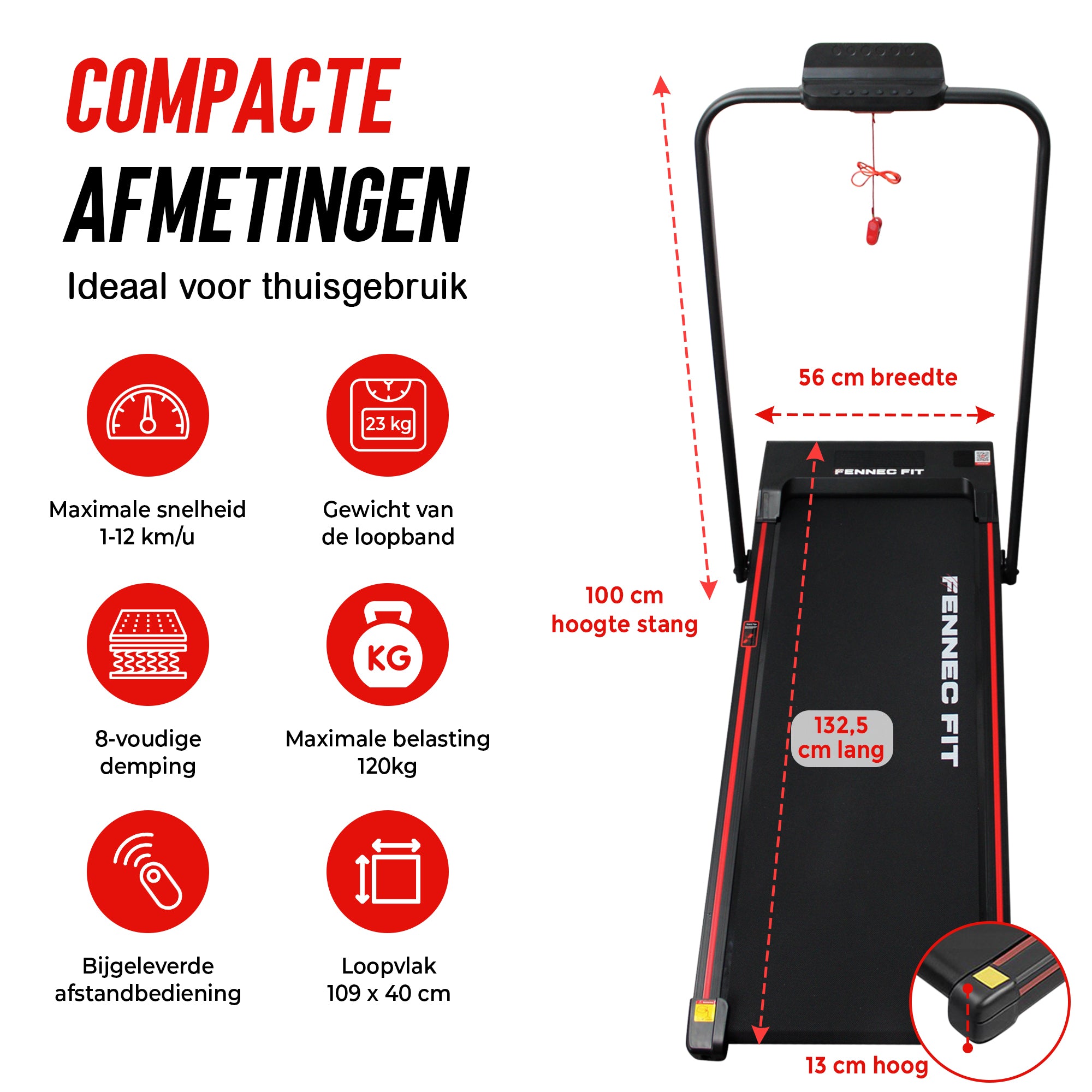 FENNECFIT loopband-wandelband.